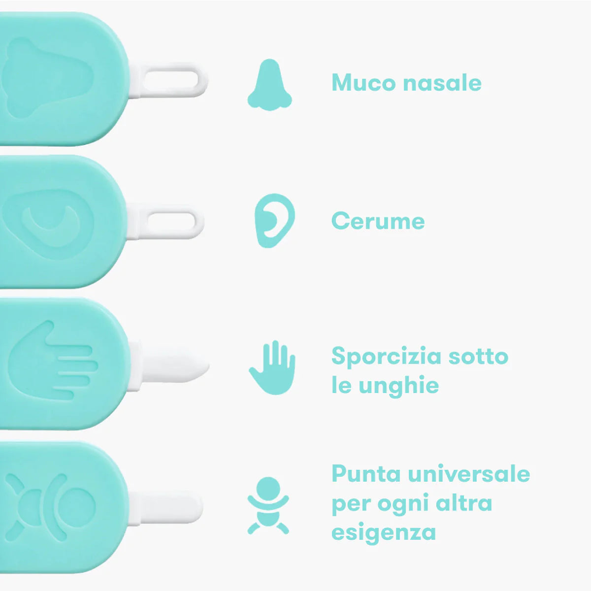 PRODOTTO ESSENZIALE PER LA PULIZIA DI NASO,ORECCHIE E UNGHIE