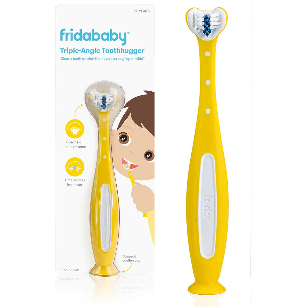 PAZZOLINO PER BAMBINI TRIANGOLARE TOOTHHUGGER - GIALLO