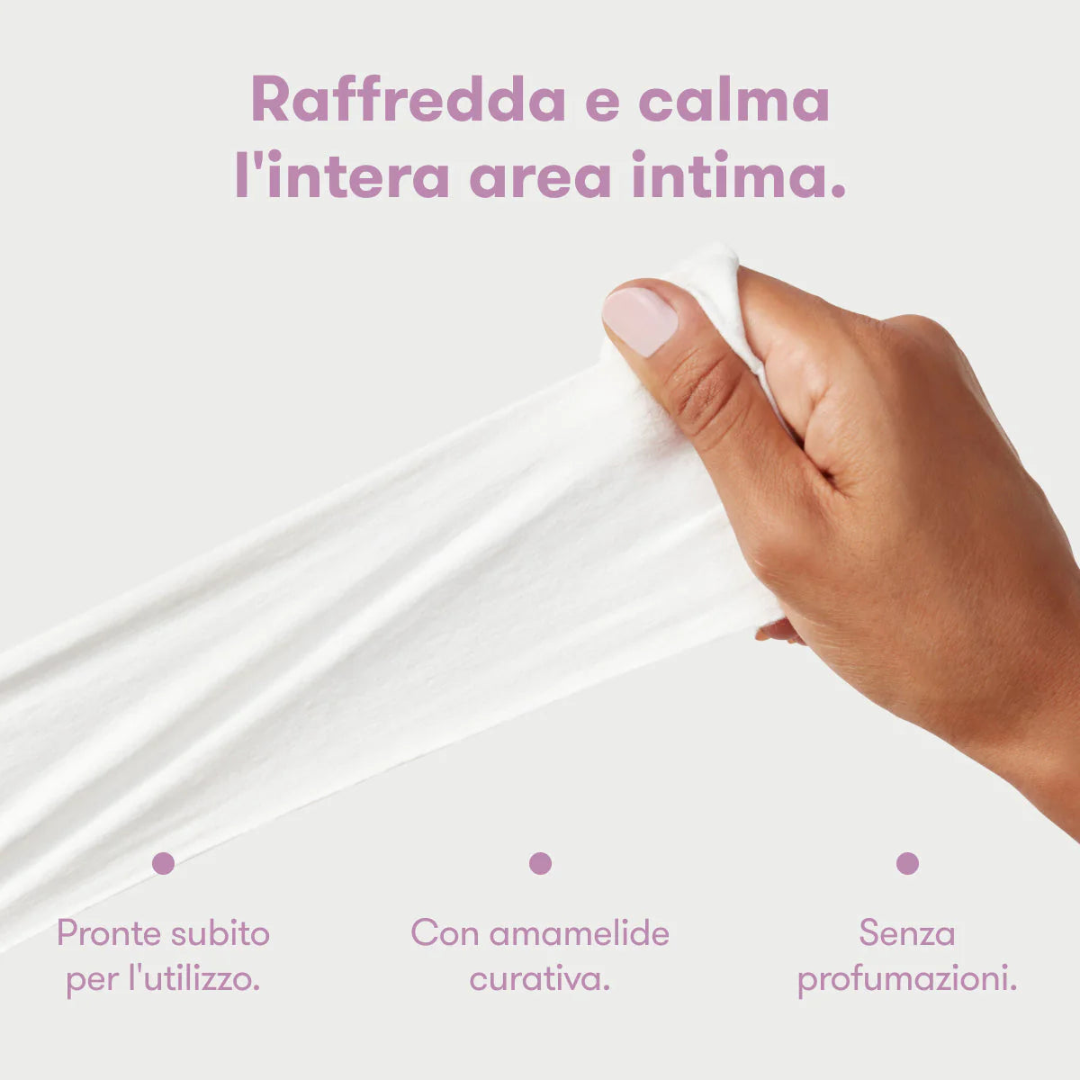 SALVIETTE RINFRESCANTI PER IL PERINEO