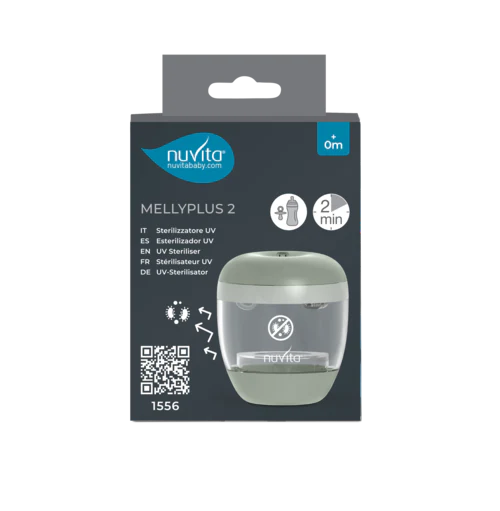 NUVITA STERILIZZATORE PORTATILE UV MELLY PLUS SAGE GREEN