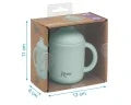 TAZZA IN SILICONE CON MANICI - SALVIA