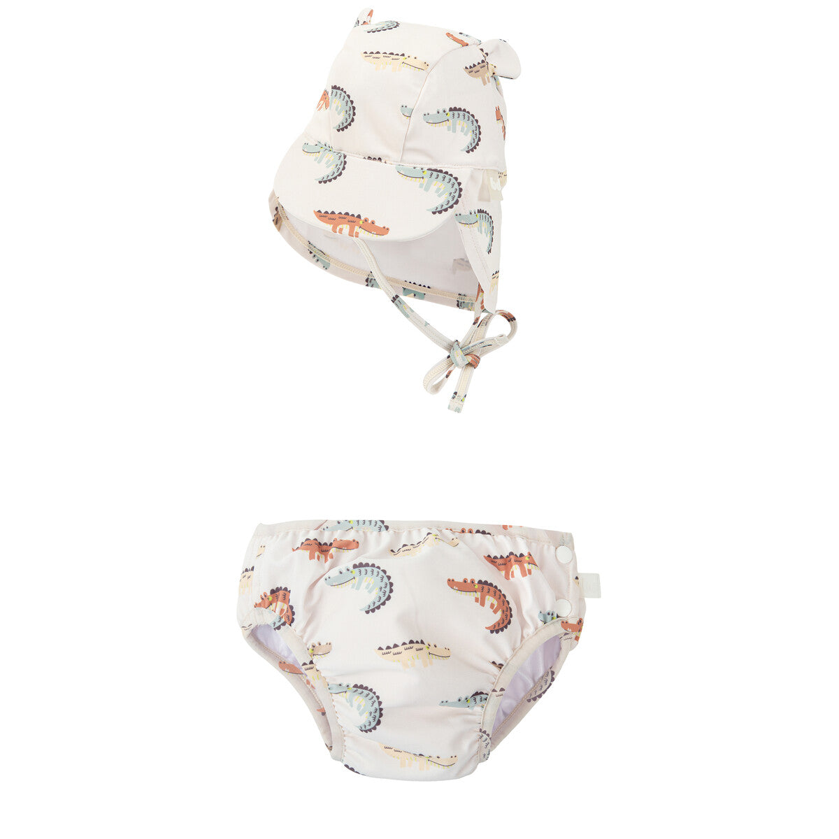 SET COSTUME DA BAGNO CON BERRETTO UV MULTICOLOR