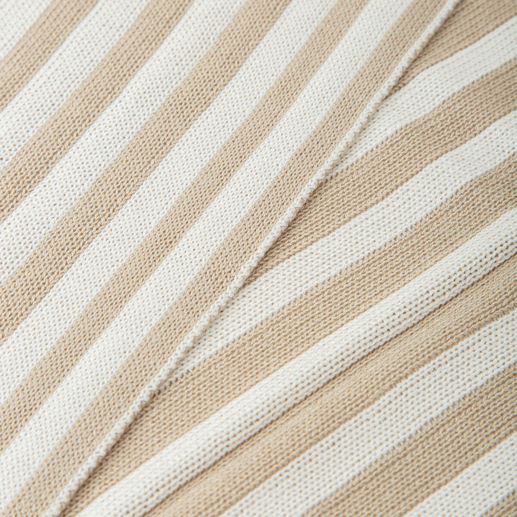 COPERTINA TRICOT IN BAMBU RIGHE