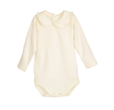 BODY CON COLLETTO TONDO CALCO COTONE