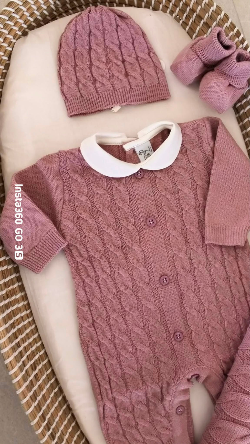 SET CORREDINO TUTINA MISTO LANA,COPERTA IN MISTO LANA,CAPPELLINO E SCARPETTE