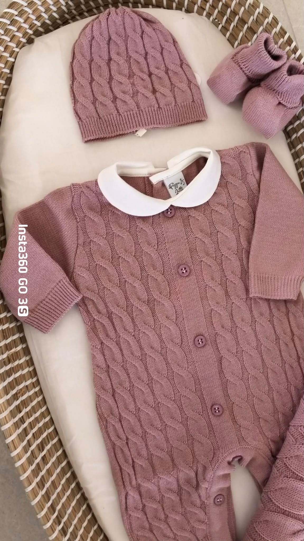 SET CORREDINO TUTINA MISTO LANA,COPERTA IN MISTO LANA,CAPPELLINO E SCARPETTE