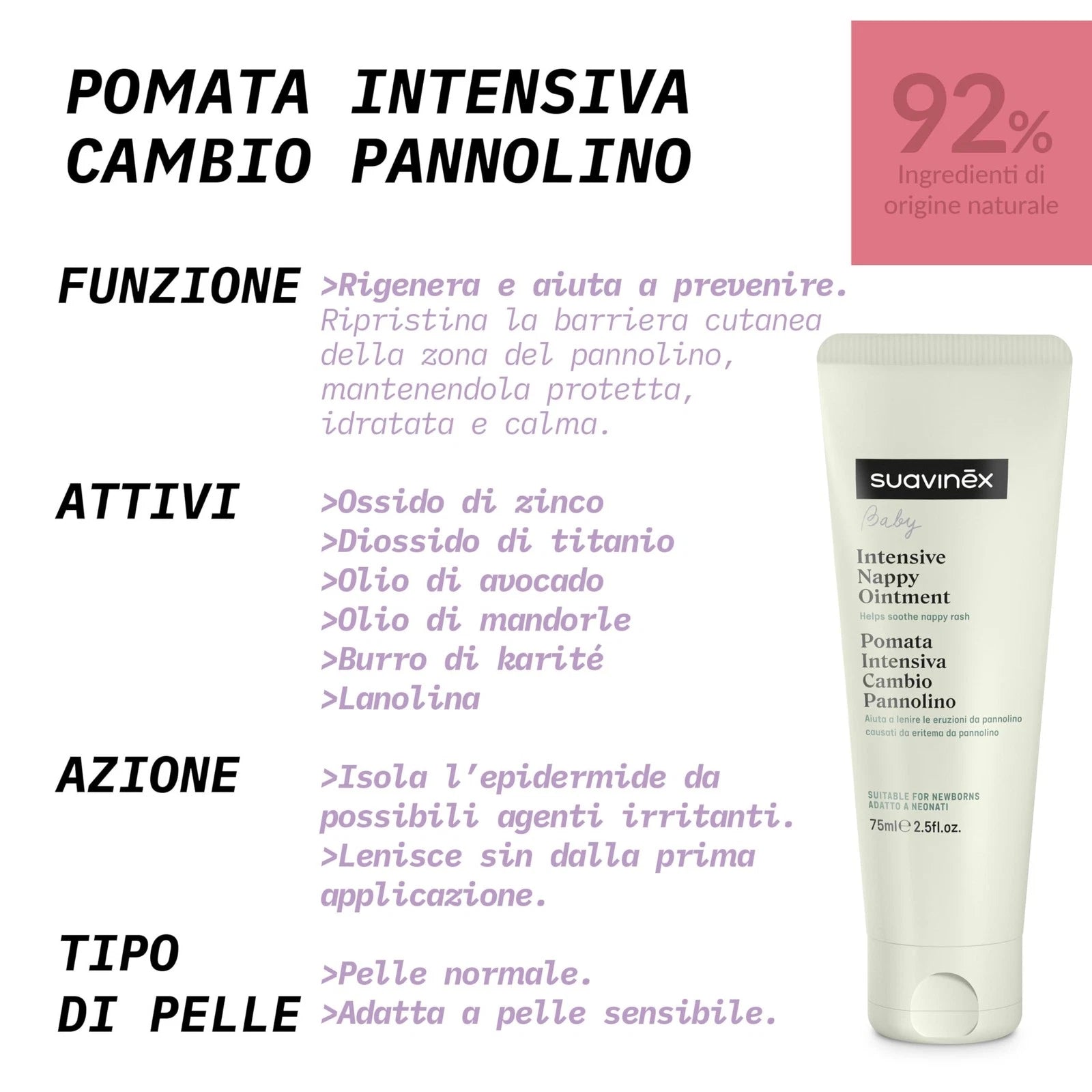 SUAVINEX POMATA INTENSIVA CAMBIO PANNOLINO