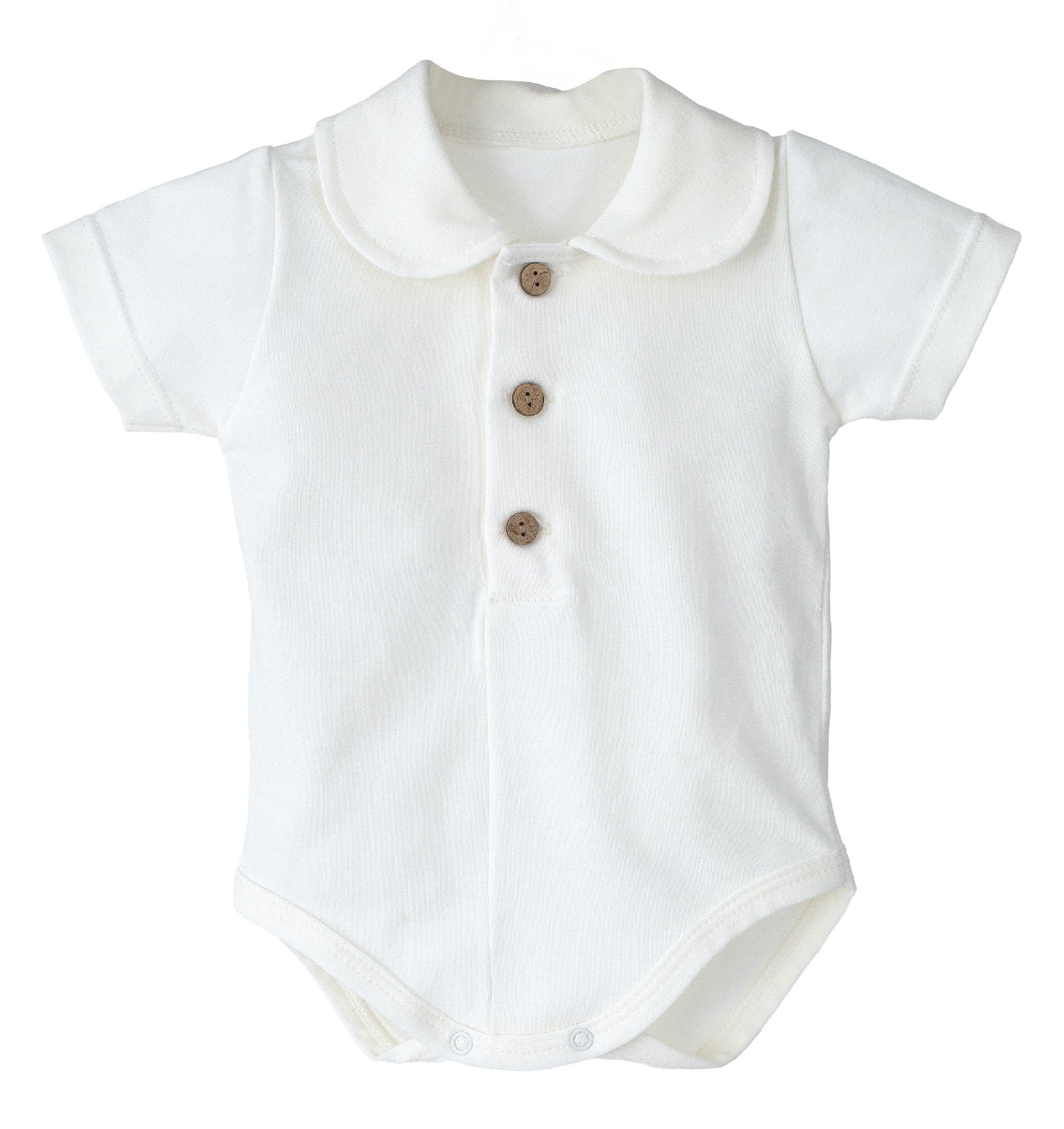 BODY CON COLLO TONDO E BOTTONCINI