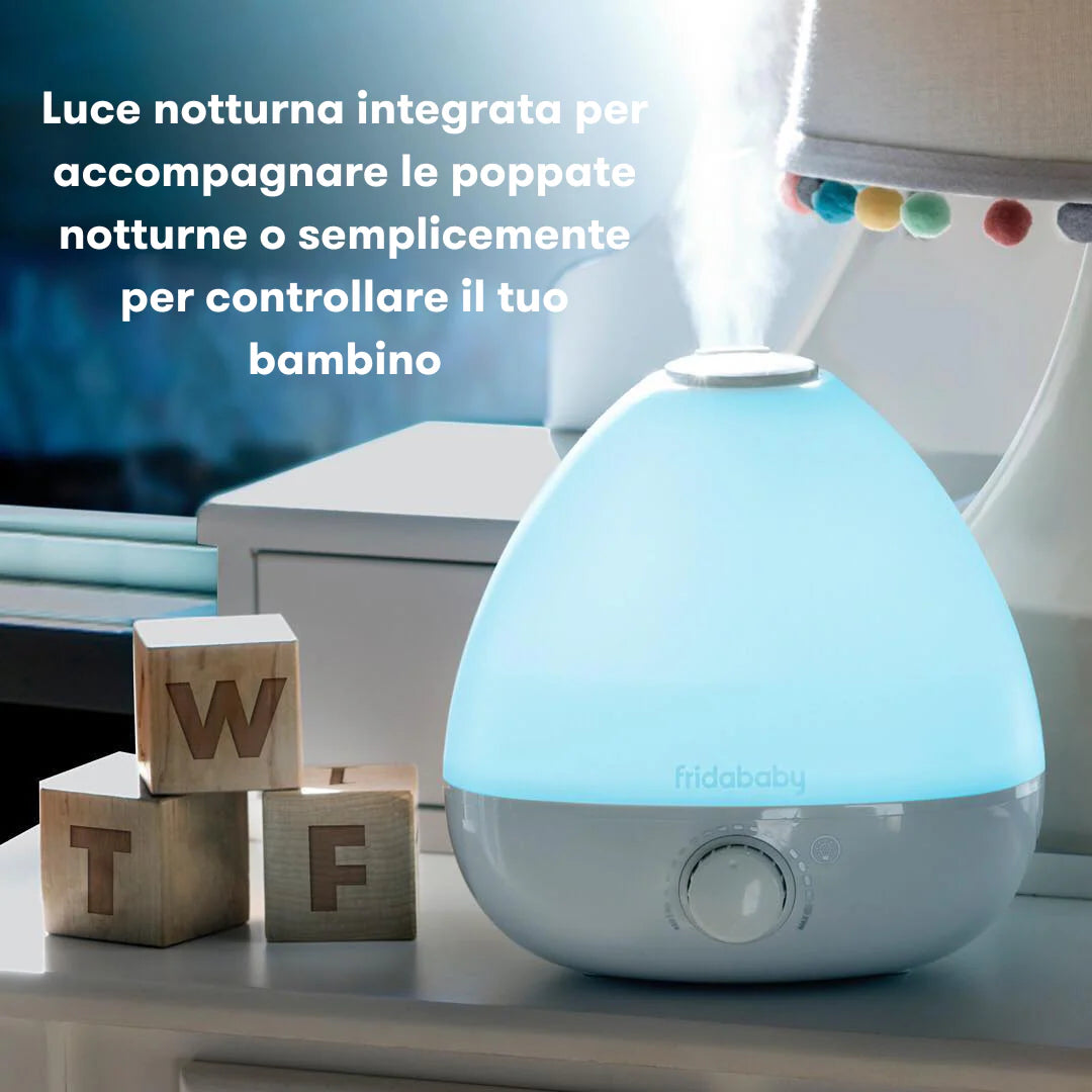 UMIDIFICATORE CON DIFFUSORE E LUCE NOTTURNA FRIDA BABY 3 IN 1