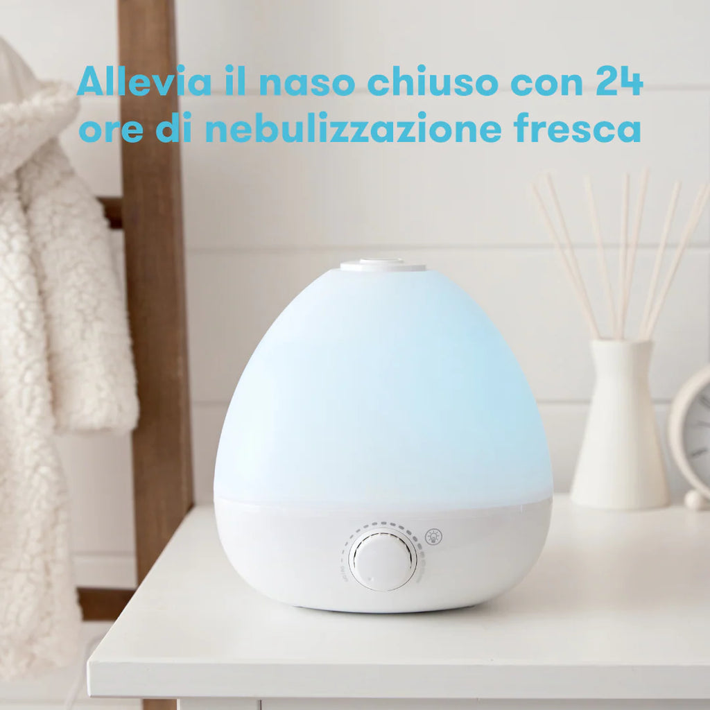 UMIDIFICATORE CON DIFFUSORE E LUCE NOTTURNA FRIDA BABY 3 IN 1